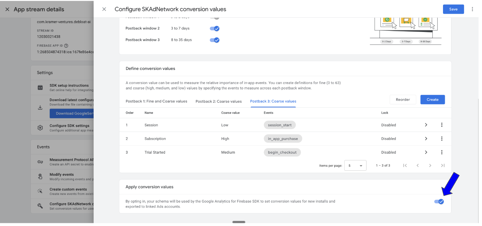 Activate Firebase SDK
